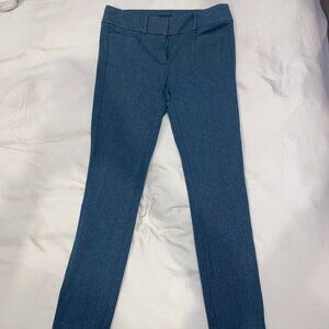 LOFT Blue & White Pants | Size 0 | Skinny